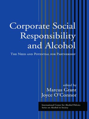 cover image of Corporate Social Responsibility and Alcohol